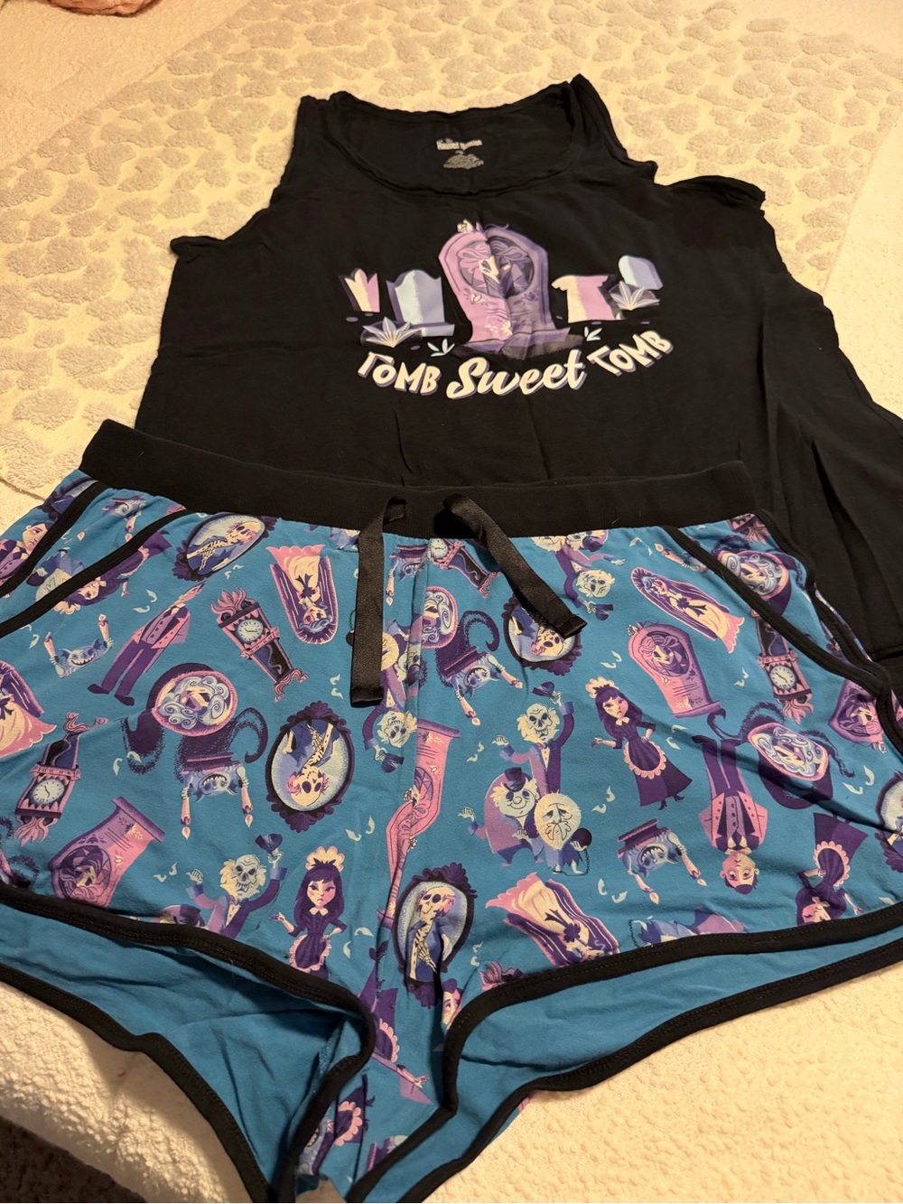 Tomb Sweet Tomb Graphic Tank & Matching Shorts Set